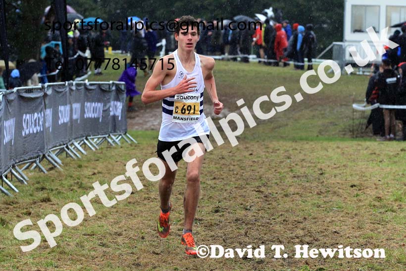 Mens Under-17s 2023 National Cross Country Relays, Berry Hill Park, Mansfield.  Photo: David T. Hewitson/Sports for All Pics